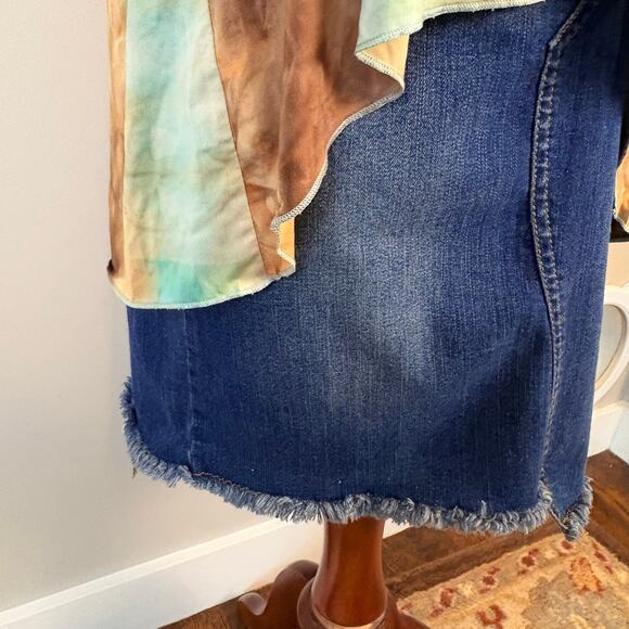 Y2K Style Tank Top Earthy Unity World Wear Size Large Boho - Picture 5 of 8